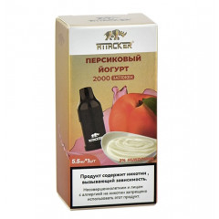 Картридж Attacker K-One 8000 Персиковый Йогурт